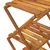 Produktbild 10 för Hopfällbar hylla 3 hyllplan brun 43x31x63 cm massivt akaciaträ
