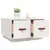 Produktbild 5 för Soffbord vit 60x53x35 cm massiv furu
