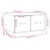 Produktbild 10 för Soffbord vit 60x53x35 cm massiv furu