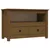Produktbild 2 för Tv-bänk honungsbrun 79x35x52 cm massiv furu