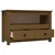 Produktbild 7 för Tv-bänk honungsbrun 79x35x52 cm massiv furu