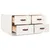 Produktbild 7 för Soffbord vit 80x80x45 cm massiv furu