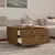 Produktbild 4 för Soffbord honungsbrun 80x80x45 cm massiv furu