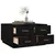 Produktbild 5 för Soffbord svart 80x80x45 cm massiv furu