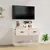 Produktbild 3 för Tv-bänk vit 90x40x60 cm massiv furu