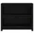 Produktbild 5 för Bokhylla svart 80x35x68 cm massiv furu