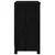 Produktbild 6 för Bokhylla svart 80x35x68 cm massiv furu