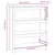 Produktbild 8 för Bokhylla svart 80x35x97 cm massiv furu