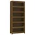 Produktbild 2 för Bokhylla honungsbrun 80x35x183 cm massiv furu