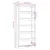 Produktbild 8 för Bokhylla honungsbrun 80x35x183 cm massiv furu
