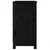 Produktbild 6 för Bokhylla svart 50x35x68 cm massiv furu