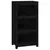 Produktbild 2 för Bokhylla svart 50x35x97 cm massiv furu