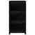 Produktbild 5 för Bokhylla svart 50x35x97 cm massiv furu