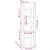Produktbild 8 för Bokhylla honungsbrun 50x35x183 cm massiv furu