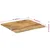 Produktbild 7 för Bordsskiva 25-27 mm 80x70 cm massivt mangoträ