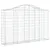 Produktbild 3 för Gabioner bågformade 13 st 200x30x120/140 cm galvaniserat järn