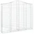 Produktbild 3 för Gabion bågformad 7 st 200x30x160/180 cm galvaniserat järn