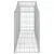 Produktbild 5 för Gabioner bågformade 15 st 200x50x80/100 cm galvaniserat järn