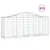 Produktbild 2 för Gabioner bågformade 25 st 200x50x80/100 cm galvaniserat järn