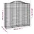 Produktbild 6 för Gabioner bågformade 14 st 200x50x180/200 cm galvaniserat järn