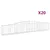 Produktbild 2 för Gabioner bågformade 20 st 400x30x60/80 cm galvaniserat järn