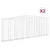 Produktbild 2 för Gabioner bågformade 2 st 400x30x140/160 cm galvaniserat järn