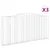 Produktbild 2 för Gabioner bågformade 3 st 400x30x180/200 cm galvaniserat järn