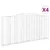 Produktbild 2 för Gabioner bågformade 4 st 400x30x180/200 cm galvaniserat järn