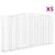 Produktbild 2 för Gabioner bågformade 5 st 400x30x200/220 cm galvaniserat järn