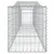 Produktbild 5 för Gabioner bågformade 4 st 400x50x60/80 cm galvaniserat järn