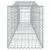 Produktbild 5 för Gabioner bågformade 9 st 400x50x60/80 cm galvaniserat järn