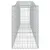 Produktbild 5 för Gabioner bågformade 7 st 400x50x80/100 cm galvaniserat järn