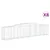 Produktbild 2 för Gabioner bågformade 8 st 400x50x80/100 cm galvaniserat järn