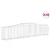 Produktbild 2 för Gabioner bågformade 20 st 400x50x80/100 cm galvaniserat järn