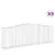 Produktbild 2 för Gabioner bågformade 9 st 400x50x120/140 cm galvaniserat järn