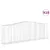 Produktbild 2 för Gabioner bågformade 10 st 400x50x120/140 cm galvaniserat järn