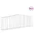 Produktbild 2 för Gabioner bågformade 15 st 400x50x120/140 cm galvaniserat järn