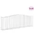 Produktbild 2 för Gabioner bågformade 20 st 400x50x120/140 cm galvaniserat järn
