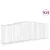 Produktbild 2 för Gabioner bågformade 25 st 400x50x120/140 cm galvaniserat järn