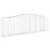 Produktbild 3 för Gabioner bågformade 25 st 400x50x120/140 cm galvaniserat järn
