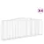 Produktbild 2 för Gabioner bågformade 4 st 400x50x140/160 cm galvaniserat järn