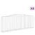 Produktbild 2 för Gabioner bågformade 8 st 400x50x140/160 cm galvaniserat järn