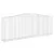 Produktbild 3 för Gabioner bågformade 9 st 400x50x140/160 cm galvaniserat järn