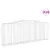 Produktbild 2 för Gabioner bågformade 10 st 400x50x140/160 cm galvaniserat järn
