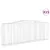 Produktbild 2 för Gabioner bågformade 15 st 400x50x140/160 cm galvaniserat järn