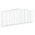 Produktbild 3 för Gabioner bågformade 20 st 400x50x140/160 cm galvaniserat järn