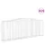 Produktbild 2 för Gabioner bågformade 25 st 400x50x140/160 cm galvaniserat järn