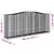 Produktbild 6 för Gabion bågformad 2 st 400x50x160/180 cm galvaniserat järn