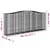 Produktbild 6 för Gabion bågformad 20 st 400x50x160/180 cm galvaniserat järn