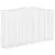 Produktbild 3 för Gabioner bågformade 6 st 400x50x220/240 cm galvaniserat järn